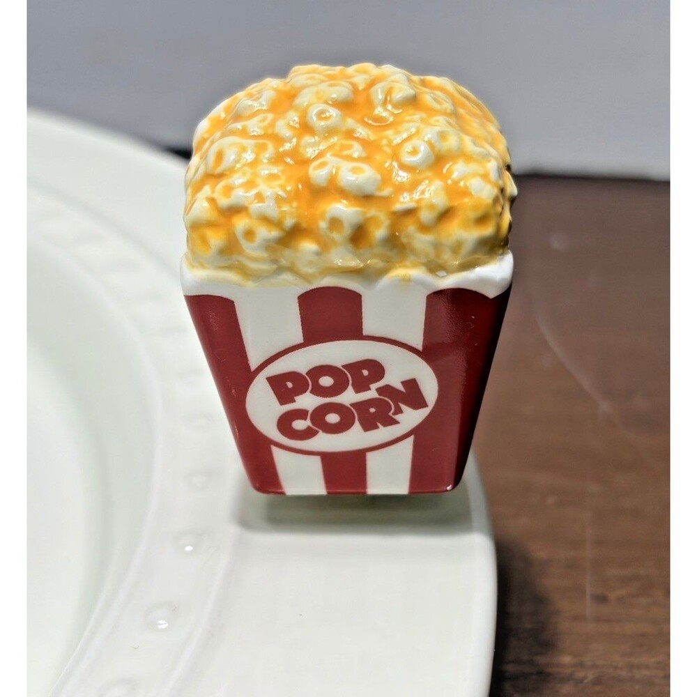 Nora Fleming Popcorn Bucket Mini Charm Movie Night Retired RARE